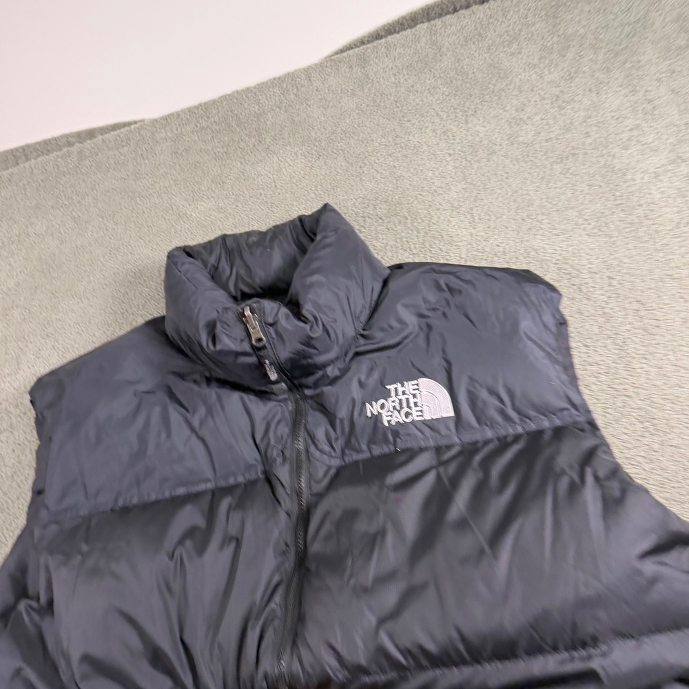 The North Face Nuptse 700 Down Puffer Vest Black Mens A188 Sleeveless Jacket